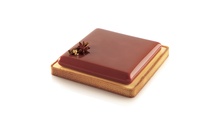 KIT TARTE RING SQUARE 200x200 MM Форма силіконова 170 x 170 h20 mm + 1 квадратне кільце(200 x 200 h2