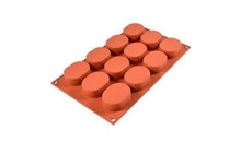 Форма силиконовая "овал" 57x23 h 25 мм (12х48 мл)