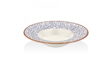 Тарелка для пасты 25 см (500 мл), декор Edera, серия Tinta