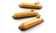 KIT TARTE RING OBLONG 146x34 MM Форма силіконова 133 x 21 h12 mm + 6 кілець  (146 x 35 mm) - 1*6 фор