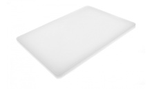 Доска разделочная двусторонняя LDPE 400×300×20 мм белая