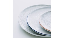 OPT2129-K0050 Тарілка кругла 29 см серія "Optimo" декор "Mosaic Relief"