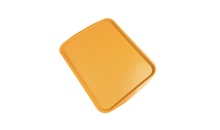 Піднос прямокутний з ручками жовтий 46х36 см