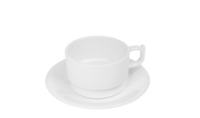 Чашка з блюдцем з полікарбонату 200 мл