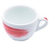 Чашка cappuccino 180 мл Red stroke B "Verona Millecolori Hand Painted Brush stroke B Red with Staffa