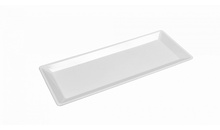 Піднос з полікарбонату 34х14 см білий
