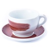 35130 Чашка cappuccino large 260 мл Brown stroke B "Verona Millecolori Hand Painted Brush stroke B B