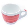 35111 Чашка espresso 75 мл Red stroke B "Verona Millecolori Hand Painted Brush stroke B Red with Sta