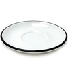 Блюдце cappuccino, cappuccino large 14,5 см Pennellessa Black rims для серий "Verona", "Torino"