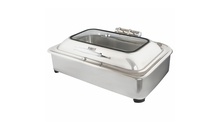 190110 Чафіндіш прямокутний з гідравлічною кришкою 590х435х310 (с. р.), GN 1/1  h 65