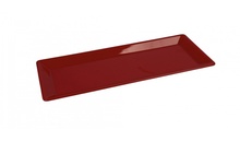 Піднос з полікарбонату 34х14 см червоний
