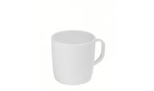 Чашка з полікарбонату біла 250 мл