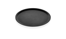 Поднос круглый черный 38 см