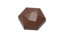 12075 CW Форма для шоколаду "грані" 34х30 мм h10  мм, 3х6 шт./6 г