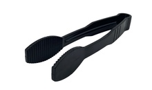 Щипці універсальні з полікарбонату чорні плоскі 15 см