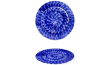 MIR2124-X8856 Тарілка кругла 24 см декор Plait серія "Indigo"