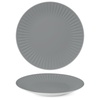 RIB2127-X9243 Тарілка кругла 27 см, колір сірий Gravel Grey, серія "Ribby color"