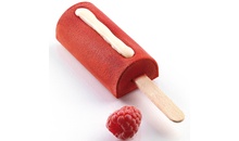 GEL05M Набір форм для морозива "міні чік" 69x38xh18 мм  (2 форми+2 таці 12х40 см + 100 паличок)