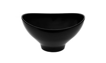Чаша овальна закруглена з меламіну чорна 25,9х23,1х14 см 2,6 л