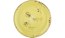 HA-SN-ZT-25-DZ Тарілка кругла 25 см, колір оливковий (Sun), серія "Harmony"