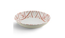 ISC1922-K0035 Тарілка глибока 22 см серія "Isabelle Diamond" декор "Red"