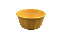 Соусник із полікарбонату круглий жовтий 80 мл 72 мм
