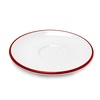 38193 Блюдце espresso 12 см Pennellessa Red rims для серій "Verona", "Torino"
