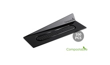 Набор подставок под десерты 100 шт. 140x40 мм