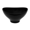 Чаша овальна закруглена з меламіну чорна 25,9х23,1х14 см 2,6 л