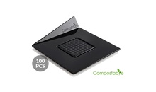 Набор подставок под десерты 100 шт. 83x83 мм