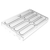 CH028 - KIT BAR MAGMA Набір форм для шоколаду 120x25 h10 мм  (29 мл x 8), силік. форма 116,5x23 h15