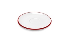 38193 Блюдце espresso 12 см Pennellessa Red rims для серій "Verona", "Torino"