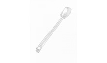 Ложка сервировочная перфорированная из поликарбоната прозрачная 26 см