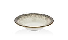 TN-SZ-ZT-25-CK Тарілка для пасти 25 см (400 мл), декор Spazio, серія "Tinta"