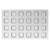 CH029 - KIT CUBO 01 Набір форм для праліне 21x21 h 20,5 мм (8,5 мл x 24), силік. форма 13x13 h14 мм