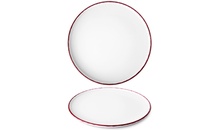 OPT2126-X9090 Тарілка кругла Red 26 см серія "Optimo Picnic"