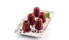 Форма для десерта "средний Бордосский кекс" 60 мл х 15 шт. (45х45 мм)