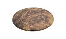 Піднос з меламіну круглий 43 см колір дерева